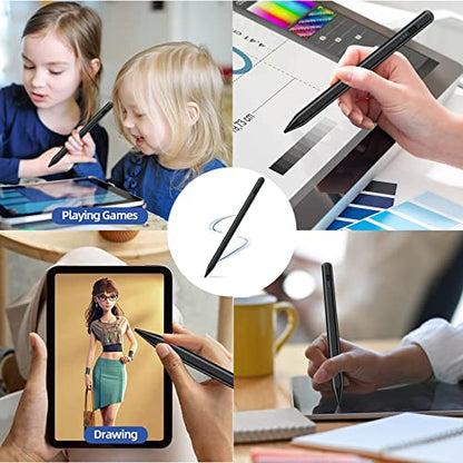 TaIYanG iPad Stylus Pen for iPad 2018-2026, Palm Rejection, Fast Charging | Tilt Sensitivity, for iPad Pencil A16 /10/9/8/7/6, Pro 11/13" (M5/M4),Air M4/M3/M2/5th/4th, Pro 11/12.9", Mini 6/5, Black - color: Black