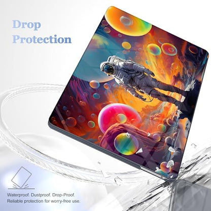 May Chen Compatible with MacBook Pro 13 inch Case 2022 2021 2020 Release Models A2338 M2 M1 A2251 A2289, Plastic Hard Shell Case for MacBook Pro 13 Inch with Touch Bar Fits Touch ID, Astronaut S929 - color: Astronaut S929