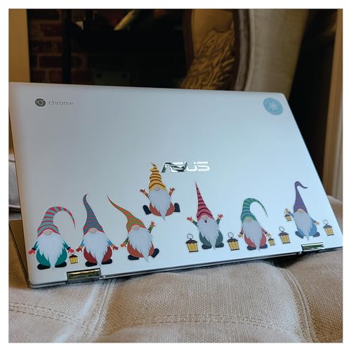 12 x Gnomes Laptop Stickers Set - Cute Gnome Sticker Decal for Laptop - Computer Laptop Decals Aesthetic - Skateboard, Journal and Water Bottle Stickers - style: Small Gnomes Stickers (Set of 12)