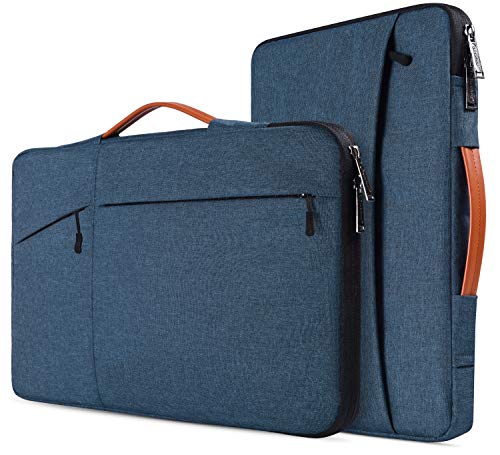 14 inch Laptop Sleeve Case for Dell XPS 15/Inspiron 14, HP Envy 14/ Chromebook 14/Pavilion x360 14,Lenovo Flex 5/IdeaPad 14, Acer HP DELL Lenovo ASUS 14-in Waterproof Computer Bag(NavyBlue) - color: Navy Blue, size: 14-15 Inch