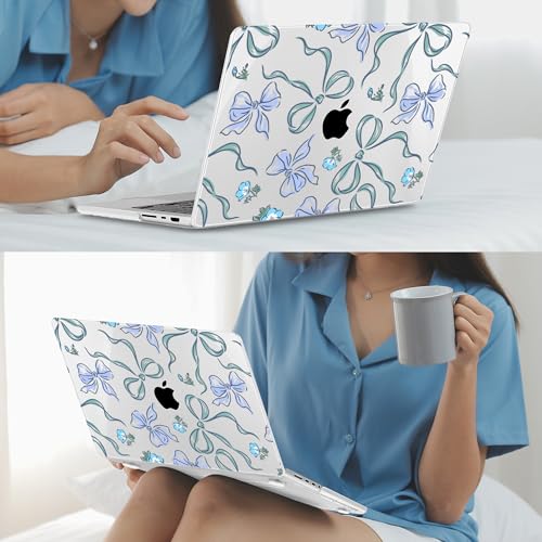 Mektron Case for M5 MacBook Pro 14 inch 2026 Model A3427 A3426 Fit 2025-2021 Model A3434 A3112 M4 A3112 A3401 A3185 M3 A2918 A2992 M2 A2779 M1 A2442 Pro/Max Cover for MacBook Pro 14",Bows C355 - color: Bows C355