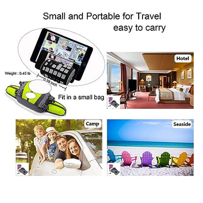 Foldable Silicone Wireless Keyboard - Mini Portable Roll Up Design, 2.4G USB Full Size with Number Pad, Waterproof Dustproof Soft Silent Keyboard for Travel, Flexible and Compact (Black)