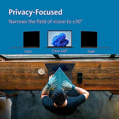 Kensington MagPro™ Magnetic Laptop Privacy Screen 14 inch, Removable 16:10 Laptop Privacy Filter, Anti-Glare, Blue Ray Reduction, Compatible with HP/Dell/Acer/Asus/Samsung/Lenovo (K55254WW) - size: 14" 16:10