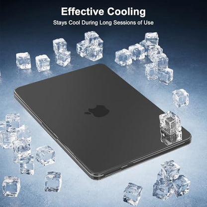 MOSISO Compatible with MacBook Neo Case 13 inch 2026 Release Model A3404 | Seamlessly Closes & Fingerprint-Resistant Protective Hard Shell Cover, Great for Work Travel Study Daily Use, Black Clear - color: Black Clear
