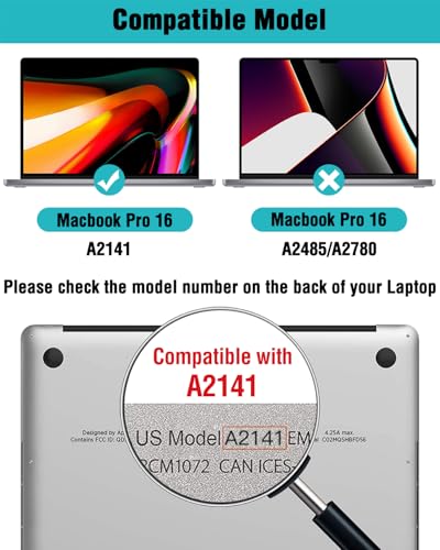 F FORITO Magnetic Anti Blue Light Screen Protector Compatible with MacBook Pro 16 inch (2019-2020, A2141), Bubble-Free Install, Removable & Reusable Anti Glare Matte Laptop Screen Shield - size: for MacBook Pro 16"(2019-2020)