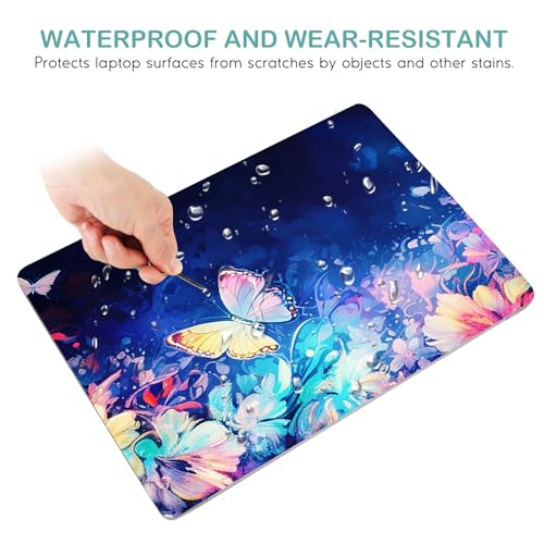 DINKY Laptop Skin Sticker Decal, 12" 13" 13.3" 14" 15" 15.4" 15.6 inch Laptop Universal Reusable Vinyl Skin Stickers Cover Art Decal Notebook PC Personalized Protector-Butterflies - color: Lovely Butterfly