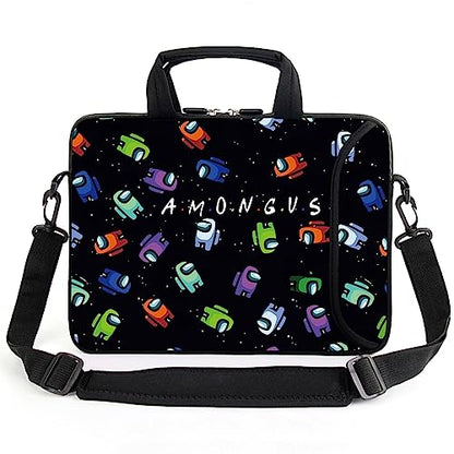13" laptop bag laptop sleeve chromebook case adjustable shoulder strap with handle accessory pocket for men women (RYD-13-2) - color: Ryd-13-2