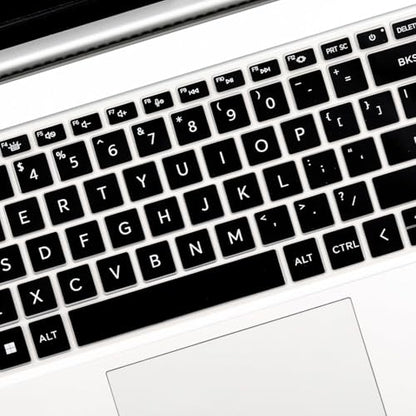 Keyboard Cover for HP 15.6" Laptop 15-fc 15-fd Series， HP Laptop AI 15 15.6"/Laptop AI 17 17.3", HP 15z-fc000 15t-fd000/fd100 15-fc0099nr 15-fd0023dx 15-fd0005dx 15-fc0025dx 15-fd0883nr 15-fc0093dx - color: Black