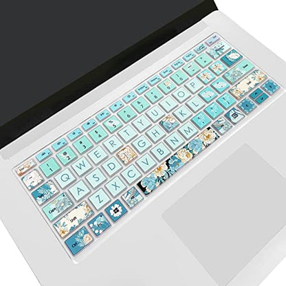 Keyboard Cover Skin for Microsoft Surface Laptop 3/4/5 13.5 & 15 Inch, Surface Laptop Studio/Studio 2 14.4", Peony - color: Peony