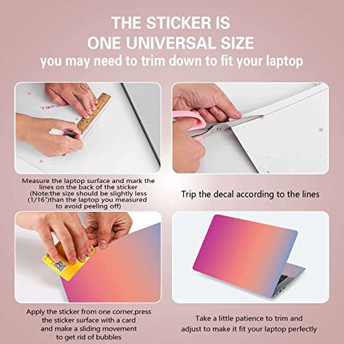 Laptop Notebook Skin Sticker Cover Decal Fits 12 13 13.3 14 15 15.4 15.6 inch Laptop Protector Notebook PC | Easy to Apply, Remove and Change Styles (NEK-35) - color: NEK-35