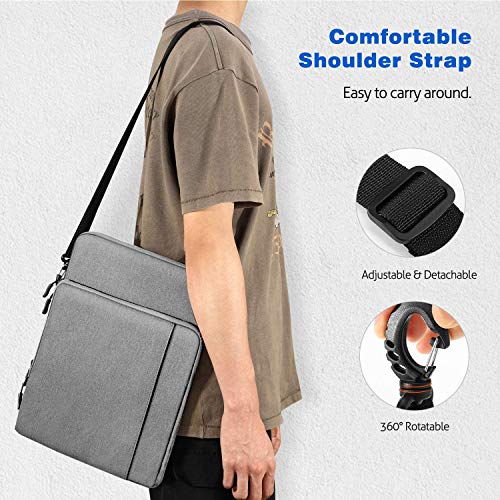 MoKo 13.3-14 Inch Laptop Sleeve Bag Carrying Case with Accessory Pocket | Fits MacBook Pro 14-inch M3/M2, MacBook Pro 13-inch M2/M1, MacBook Air 13.6-inch M2 and Surface Pro 9/8, Light Gray - color: Light Gray, size: 13.3-14 Inch