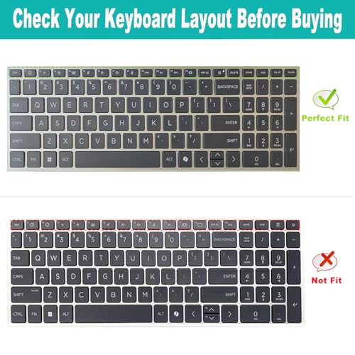 Keyboard Cover for HP 15.6" Laptop 15-fc 15-fd/HP OmniBook 5 AI 16" 16-ag 16-af 16-ba 16-bc 16z-ag100 16z-bc100 Series Laptop 16-af1037nr 16-bc1047nr-Colorful - color: Colorful