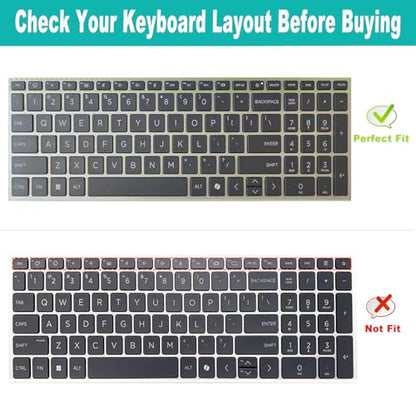 Keyboard Cover for HP 15.6" Laptop 15-fc 15-fd/HP OmniBook 5 AI 16" 16-ag 16-af 16-ba 16-bc 16z-ag100 16z-bc100 Series Laptop 16-af1037nr 16-bc1047nr-Colorful - color: Colorful
