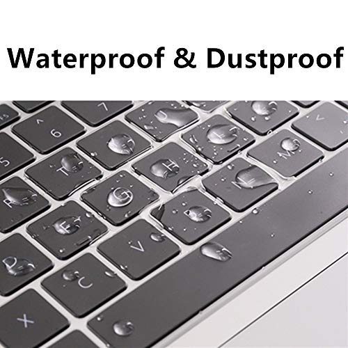Se7enline Compatible with MacBook Air 13 Keyboard Cover 2018/2019/2020/2021/2022/2023/2024 Soft Silicone Protector for Mac Air 13 Inch M1 A2337/A2179 with Retina Display Keyboard Skin,Gradient Purple - color: Gradient Purple