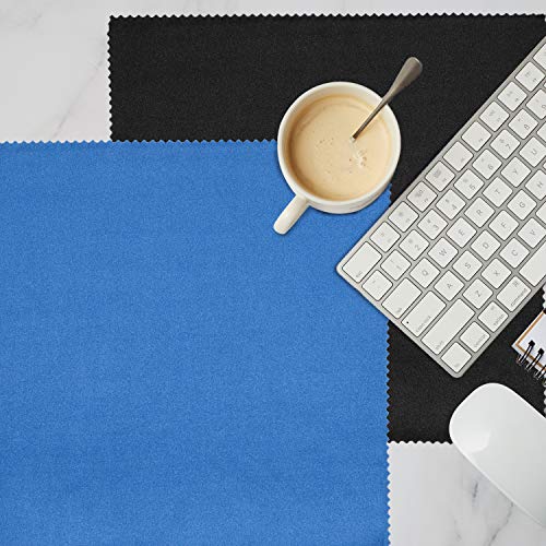 Eco-Fused Microfiber Cleaning Cloth - 16x16 Inch Microfiber Cloth - Pack of 4 Large Cleaning Cloths - Microfiber Cleaning Cloth for Electronics and Monitors - color: 4 Pack - 16 X 16 Inch