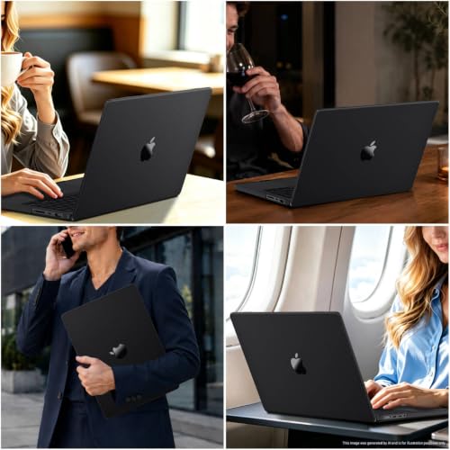 MOSISO Compatible with MacBook Pro 14 inch Case M5 M4 M3 M2 M1 2026-2021 | Ultra-Thin Seamlessly Closes Crack-Resistant Protective Hard Matte Shell&Keyboard Cover, Space Black Clear - color: Space Black Clear