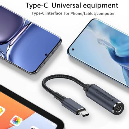 DC 4.5mm x 3.0mm Female Input to USB C PD Male Power Charging Cable,100W DC4506 to USB Type-C PD Output 5V/9V/20V Cable with PD Chip Inside, Charging for Phones, Tablets, TWS, Laptops with USB-c