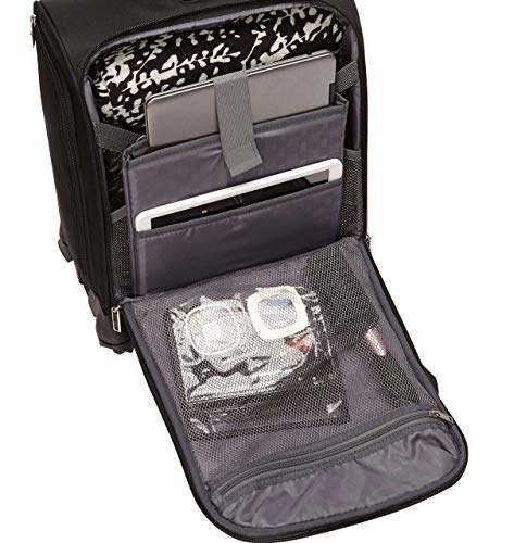 Samsonite Underseat Carry-On Spinner With USB Port, Jet Black, One Size - color: Jet Black