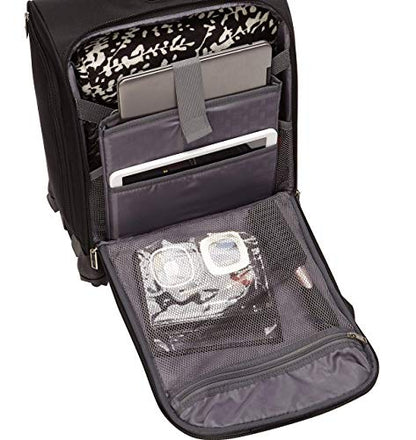 Samsonite Underseat Carry-On Spinner With USB Port, Jet Black, One Size - color: Jet Black