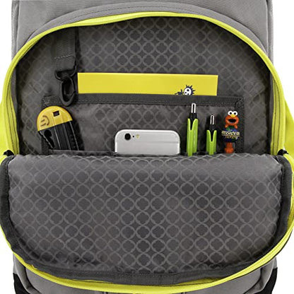 J World Lunar Rolling Backpack. Laptop Bag With Wheels. Wheeled Carry-On Travel Luggage, Grey, 19.5 x 13 x 8 Inches - color: Grey