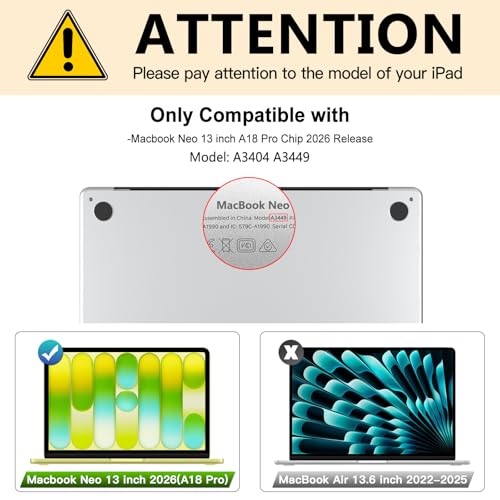 Privacy Screen for Macbook Neo 13 inch (2026, A18 Pro) | Bubble Free Installation Macbook neo 13" Privacy Screen Shield Anti-Spy/Blue Light/Anti Glare/Easy On/Off - size: Mac Neo 13 inch(2026)