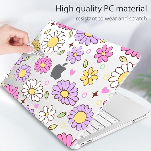 Tuiklol for MacBook Neo 13 Inch Case 2026 A3404 A18 Pro, Printed PC Shockproof Slim Hard Shell Case with MacBook Neo Laptop Cover, Flower - color: Flower