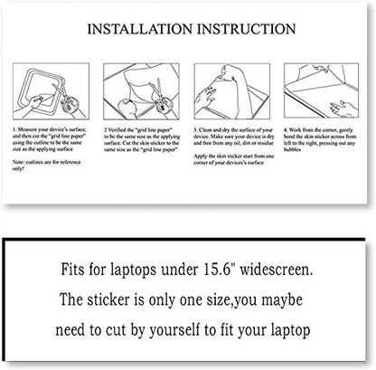 15.6 inch Laptop Notebook Skin Sticker (7546) - color: 7546
