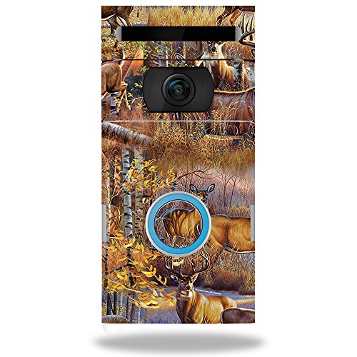MightySkins Skin Compatible with Ring Doorbell 2 - Deer Pattern | Protective, Durable, and Unique Vinyl Decal wrap Cover | Easy to Apply, Remove, and Change Styles | Made in The USA - color: Deer Pattern