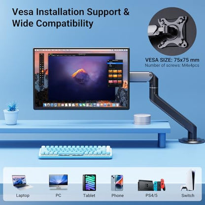 Ygretyrjh 16" Laptop Screen Extender, 1080P FHD Dual Portable Monitor for Laptop with Speaker, Plug & Play Travel Monitor for 13-17" Laptops, Second Screen Compatible with Wins/Mac/Chrome/Android - size: 16" Single Screen