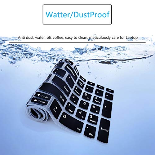 Keyboard Cover for Lenovo Yoga 7i 15.6" 16", Ideapad 3/Idepad 3i/Ideapad 5/Ideapad 5 15.6 17.3, Lenovo Flex 5 15.6, Yoga Slim 7 15, ideaPad Slim 7 15.6, ThinkBook 15/15P G2 G3 G4 -Black - color: Black