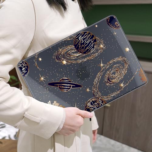MEEgoodo Printed Case for New MacBook Neo 13 inch 2026 Release(Fit Model A3404), Laptop Hard Shell Cases with Keyboard Skin & Screen Protector & Webcam Covers, Planets & Galaxies - color: Planets & Galaxies