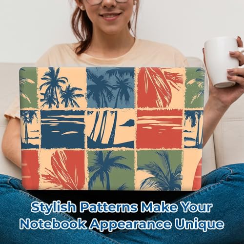 Reusable Universal Laptop Skin Sticker, Cut to Fit for 11.6–15.6 Inch Laptops, Waterproof Protective Film, No-Residue - Palm Stamp - color: Palm Stamp