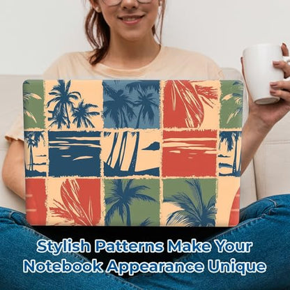 Reusable Universal Laptop Skin Sticker, Cut to Fit for 11.6–15.6 Inch Laptops, Waterproof Protective Film, No-Residue - Palm Stamp - color: Palm Stamp