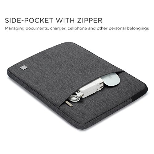 NIDOO 13 inch Laptop Sleeve 14 inch 14.5 inch Computer Carrying Case Bag for 14" ThinkPad E14 T14 Gen 4/ IdeaPad Flex 5/14.5" Dell XPS 14/ Latitude 5450/ ASUS ROG Zephyrus G14/ 14.4" Microsoft HP - color: Dark Grey, size: 13-13.3 Inch / MacBook Air