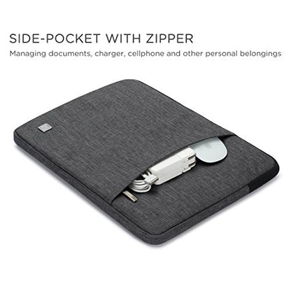 NIDOO 13 inch Laptop Sleeve 14 inch 14.5 inch Computer Carrying Case Bag for 14" ThinkPad E14 T14 Gen 4/ IdeaPad Flex 5/14.5" Dell XPS 14/ Latitude 5450/ ASUS ROG Zephyrus G14/ 14.4" Microsoft HP - color: Dark Grey, size: 13-13.3 Inch / MacBook Air