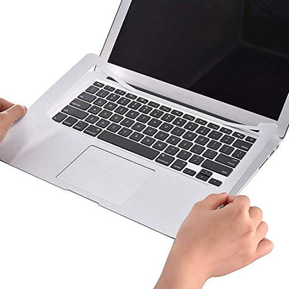 Palm Rest Cover with Trackpad Protector Sticker Skin for MacBook Air 13.3"( A1466 A1369)(Silver)