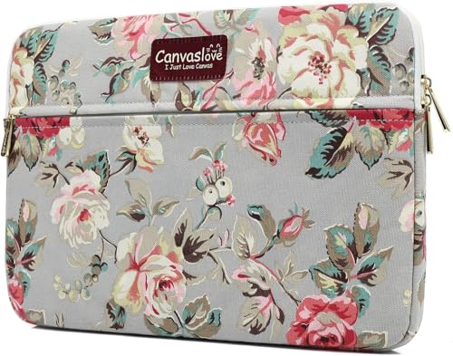 Laptop Sleeve Case Bag Cover with Pocket for MacBook Pro 16 and 16 inch HP Lenovo Dell ASUS Acer Notebook Computer (Grey Rose) - color: Grey Rose, size: 16 inch