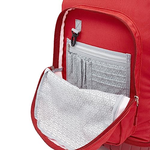 Travelers Club 18" Rolling Backpack with Shoulder Straps, Red - color: Red, size: 18 Inch