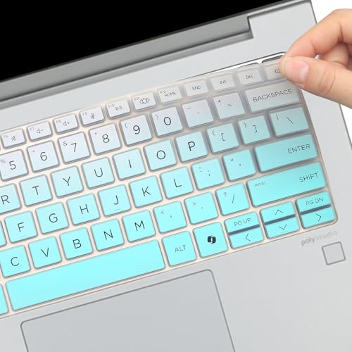 Keyboard Cover for 2026 2025 2024 HP ProBook 440 G11 14 inch Laptop &ProBook 445 G11 14-inch Laptop Accessories Keyboard Protective Cover Skin (NOT Fit HP ProBook 440 445 G10/G9/G8/G7/G6/G5)-OmbreMint - color: OmbreMint