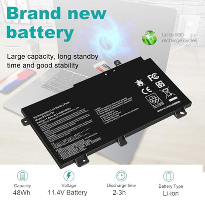 Futurebatt B31N1726 Battery Replacement for Asus FX80 FX86 TUF FX504 FX504G FX504GD FX504GE FX504GM FX505 FX505DT FX505DV FX505DU A15 FA506IU A17 FA706II B31BNEH B31BN91 Serie - size: B31N1726