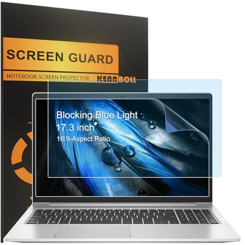 KEANBOLL 2-Pack 17.3" Blue Light Blocking & Anti-Glare Screen Protector | Universal Fit for HP, Dell, Asus, Samsung, Lenovo, Acer Chromebooks & 16:9 Laptops (Eye Comfort +Anti Glare) - size: 17.3"-16:9 Aspect Ratio