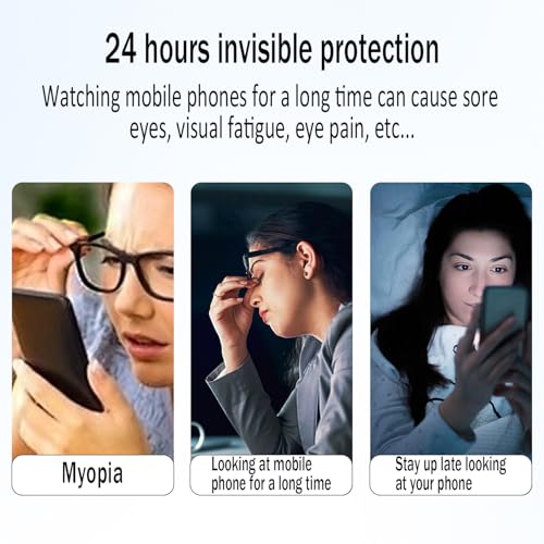 2 Pack Anti Blue Light Screen Protector for iPhone 15 Pro Max/iPhone 15 Plus Eye Protection Tempered Glass Film, Easy to Install, Bubble Free - size: iPhone 15 Pro Max/15 Plus 6.7-inch