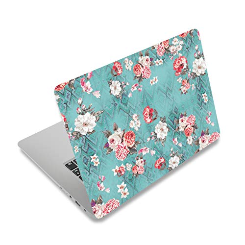 Laptop Skin Sticker Decal,12" 13" 13.3" 14" 15" 15.4" 15.6" Laptop Skin Sticker Protector Cover for Toshiba Hp Samsung Dell Apple Acer Leonovo Sony Asus Laptop Notebook (Peony Flower) - color: Peony Flower