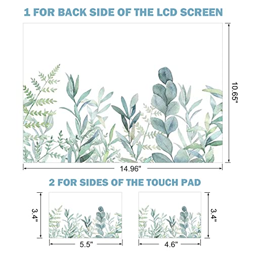 DINKY Laptop Skin Sticker Decal, 12" 13" 13.3" 14" 15" 15.4" 15.6 inch Laptop Universal Reusable Vinyl Skin Stickers Cover Art Decal Notebook PC Personalized Protector-Plants - color: Plants