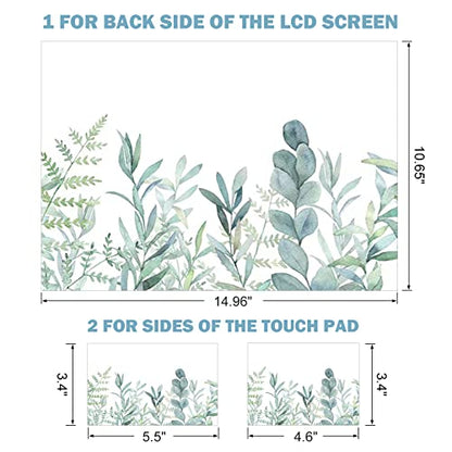 DINKY Laptop Skin Sticker Decal, 12" 13" 13.3" 14" 15" 15.4" 15.6 inch Laptop Universal Reusable Vinyl Skin Stickers Cover Art Decal Notebook PC Personalized Protector-Plants - color: Plants