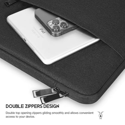 15.6 16 inch Laptop Sleeve Case for HP Omnibook 16, HP Envy, Pavilion 15, ASUS VivoBook 15 16 16X, Acer Aspire 15.6,Lenovo Ideapad 3 15, Dell Inspiron 16 Comptuer Bag -Black - color: Black, size: 15.6 inch