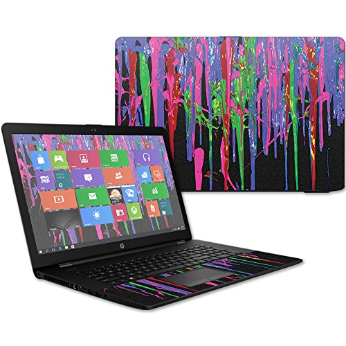 MightySkins Skin Compatible with HP 17t Laptop 17.3" (2017) - Drips | Protective, Durable, and Unique Vinyl Decal wrap Cover | Easy to Apply, Remove, and Change Styles | Made in The USA - color: Drips