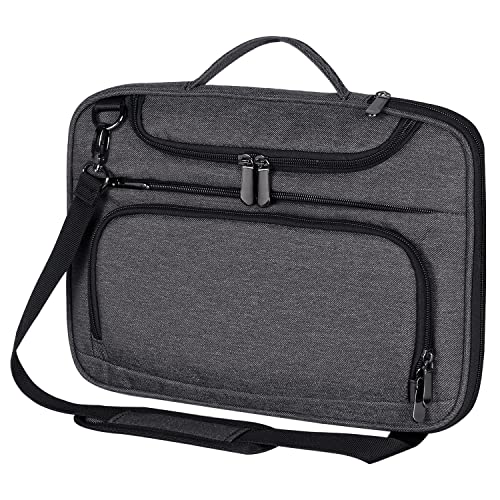 BERTASCHE 12.3-13 Inch Laptop Sleeve Bag Compatible with MacBook Air 13/Pro 13, Surface Pro 11/10/9/8/7/6/5/4, iPad Pro/Air 13-inch, Notebook Laptop Carrying Case with Shoulder Strap,Grey - color: Grey, size: 13 inch