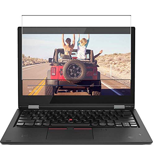 Anti Blue Light Tempered Glass Screen Protector Film, compatible with Lenovo ThinkPad L380 Yoga 13.3" （Active Area Cover Only） Protective Protectors Guard