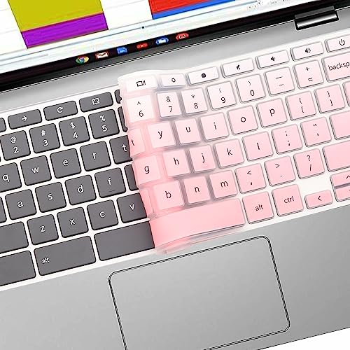 Keyboard Cover for ASUS Chromebook CX1100 CX1101 CX1102 CR1100 11.6, Chromebook C523NA CX1500 CX1400 CM1400 14 15.6, Chromebook C523NA C433 C425TA C423 C302 (NOT FIT C436 C434 CX1700 CX3 CX5 CX9) - color: MintGreen